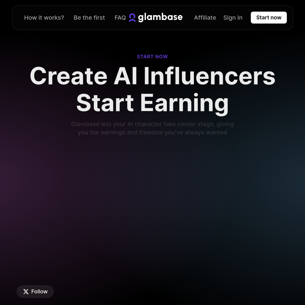 Glambase - Glambase - AI Influencer Creation Platform