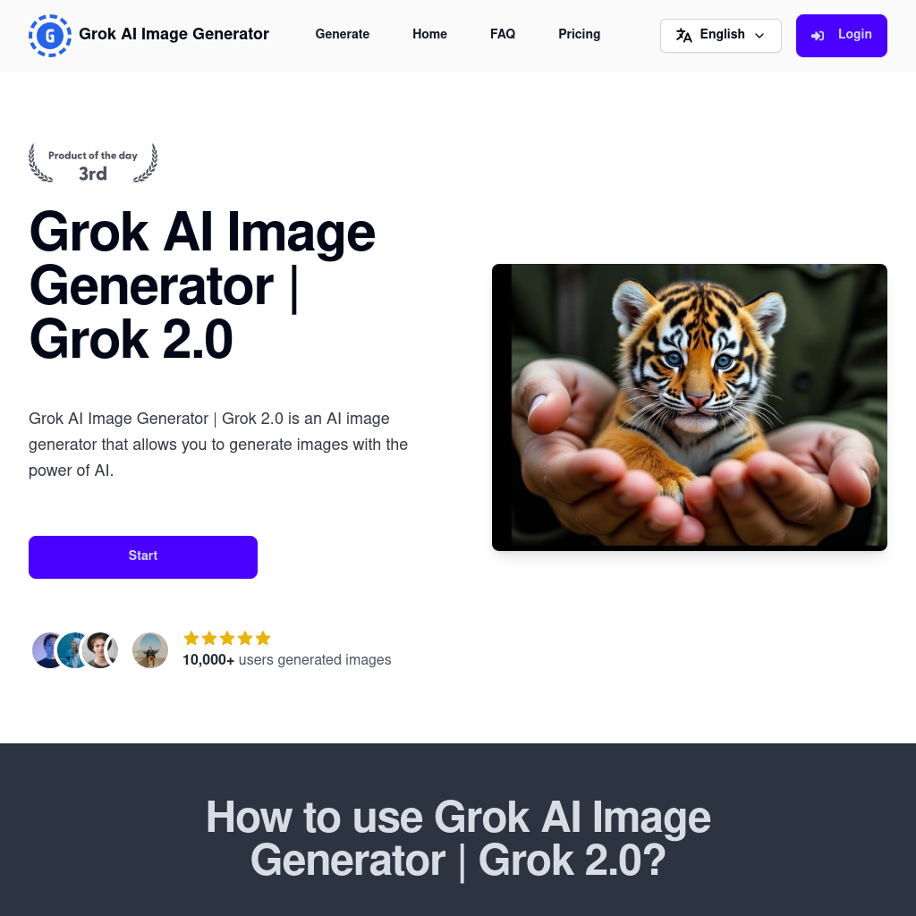 Grok AI Image Generator - Grok AI 이미지 생성기 | Grok 2.0 무료