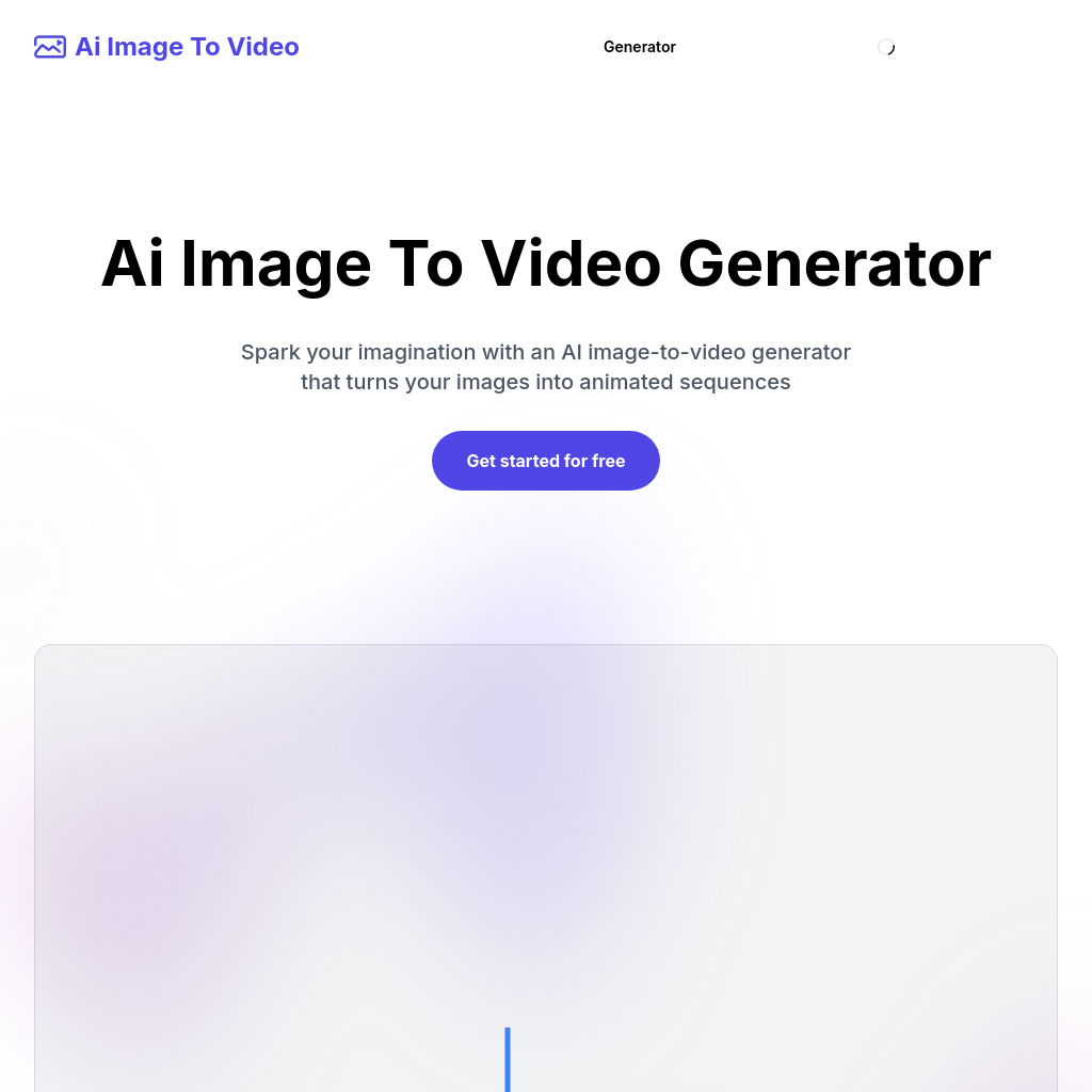 Ai Image To Video - AI Image To Video Generator Online