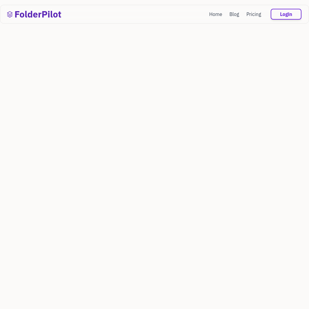 Folder Pilot FolderPilot AI Powered File Management Solution Folder Pilot FolderPilot AI Powered File Management Solution