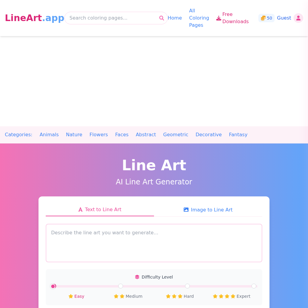line art - LineArt.app: Your Go-To AI Line Art Generator