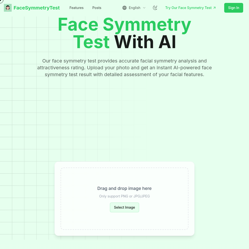 Face Symmetry Test - 面部对称测试