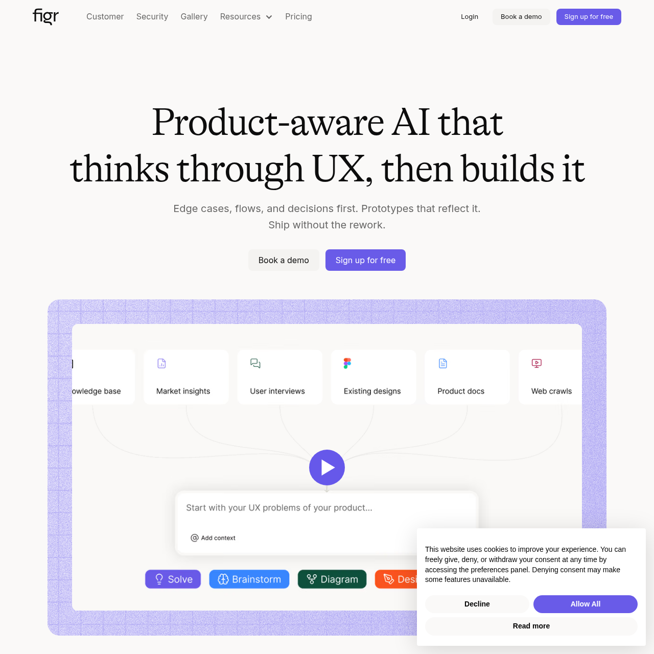 Figr AI - Figr: Product-Aware AI for UX Thinking, User Flow Mapping ...
