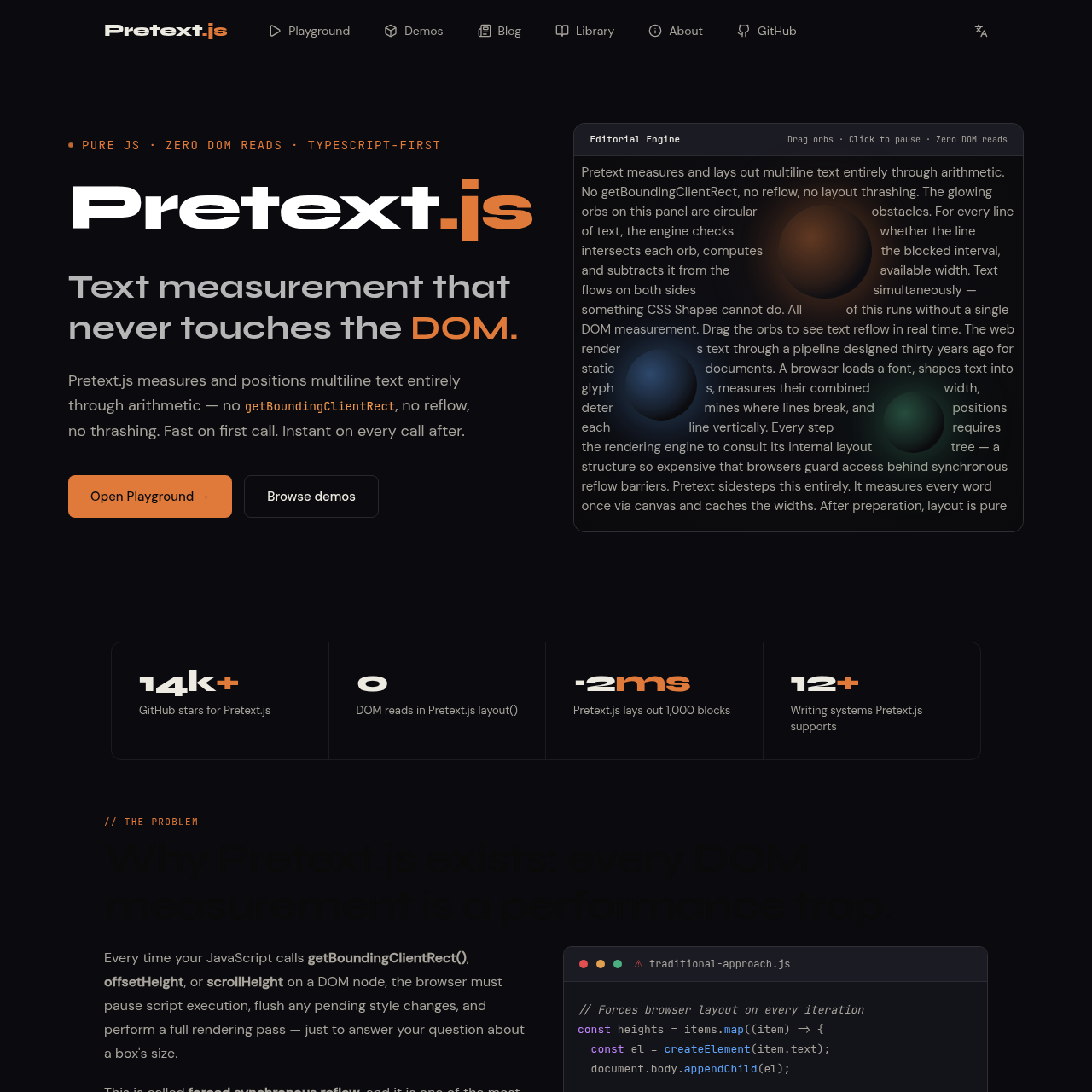 Pretext.JS - Pretext.js: A High-Performance Pure JavaScript and ...
