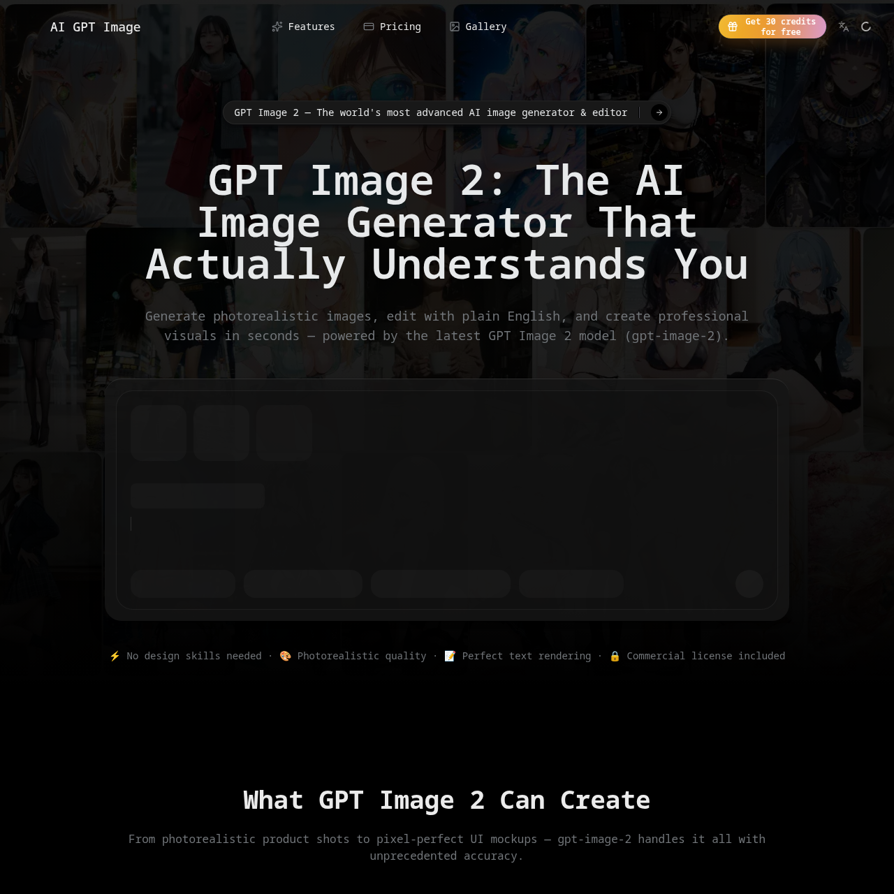 GPT Image 2 - AI Image Editor & Generator - GPT Image 2: Photorealistic ...