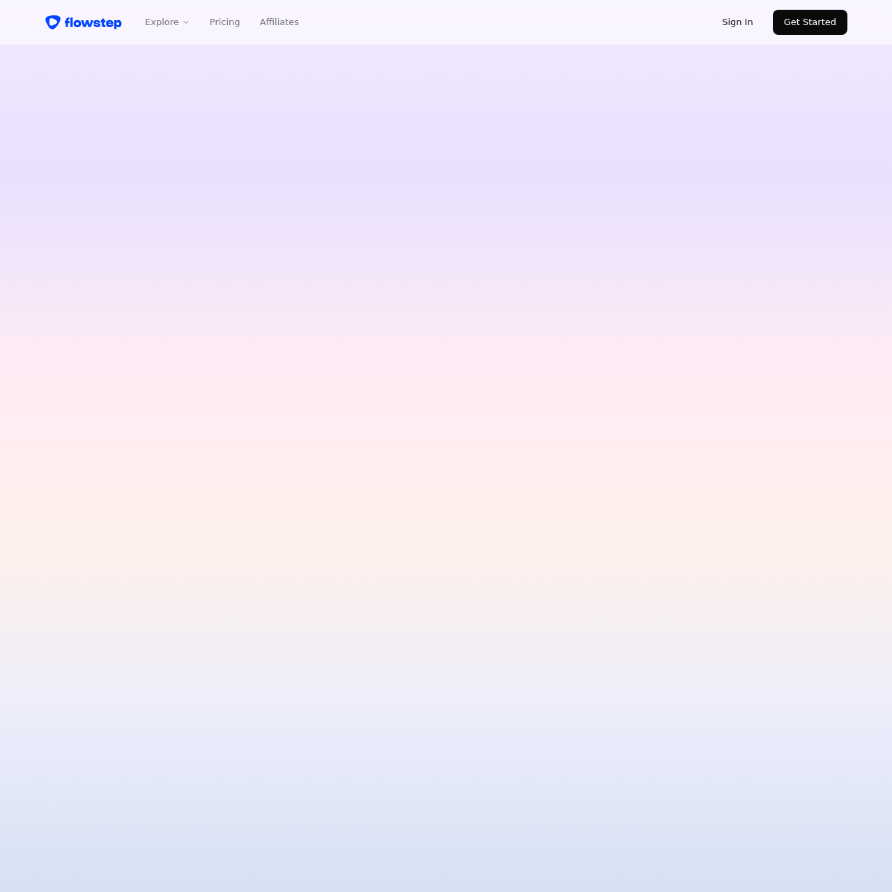 Flowstep 1.0 - Flowstep: AI-Powered UI Generation Tool for Designing ...