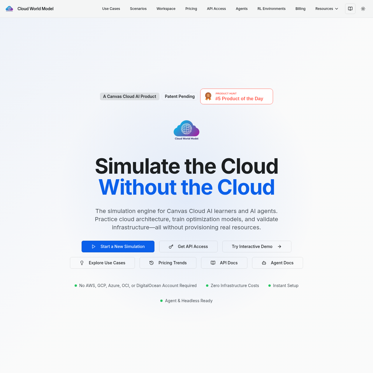 Cloud World Model — Cloud World Model：Canvas… | AIToolly